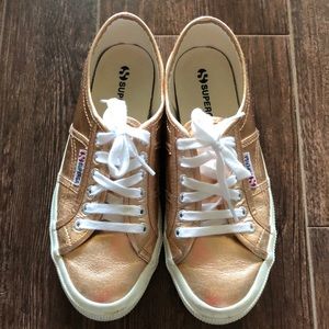 Superga Rose Gold Sneakers Size 39